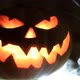 Halloween Pumpkin with Scary Face. Slow Motion. - VideoHive Item for Sale