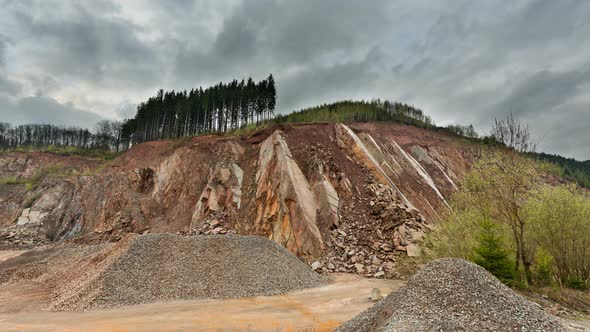 Quarry Timelapse, Ardennes, Belgium in 4K