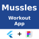 Workout Apps | UI Kit | Flutter | Figma FREE | Mussles - CodeCanyon Item for Sale