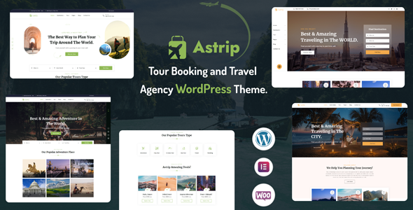 Astrip – Tour Booking and Travel Agency WordPress Theme