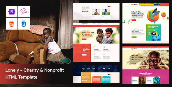 Lonely - Charity & Nonprofit HTML Template