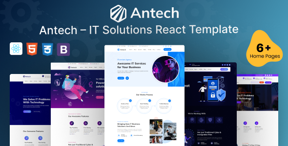 Antech – IT Service & IT Solutions React Template