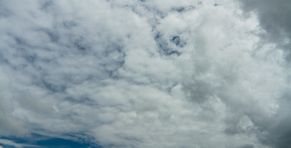 Very Cloudy Tropical Sky Time Lapse - 3K Res