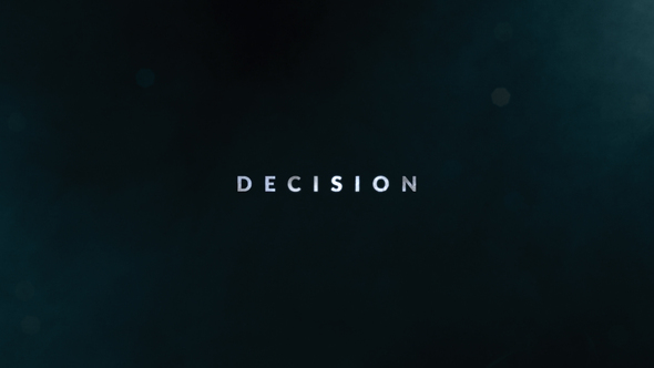 Decision | Trailer Titles alt