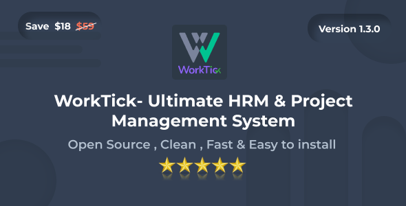 WorkTick -  HRM & Project Management