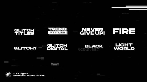 Glitch Titles _FCPX alt