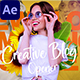 Youtube Blog Opener | Creative Colorful Vlog Intro - VideoHive Item for Sale