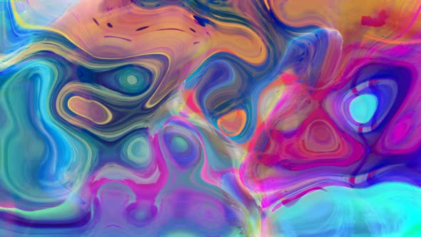 Abstract colorful trendy liquid wave marble background