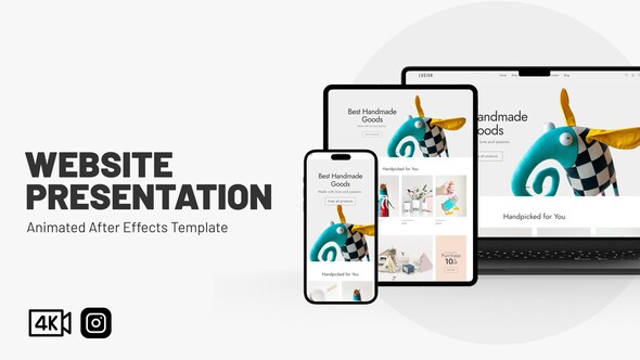 Website Mockup Promo | 4K alt