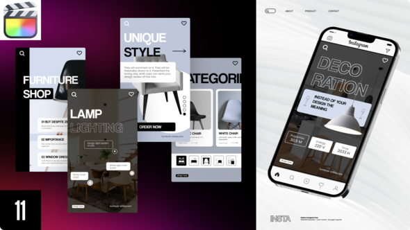 Minimal Furniture Stories For FCPX