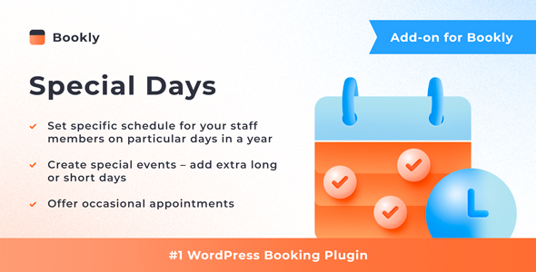 Bookly Special Days (Add-on)