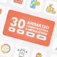 Animated Communication and Media Icons - VideoHive Item for Sale