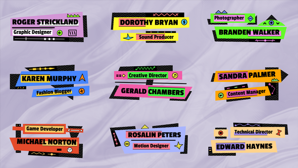 Colorful Lower Thirds alt