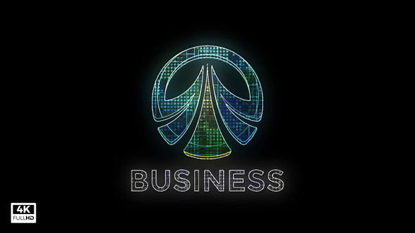 Glitch Logo Reveal alt