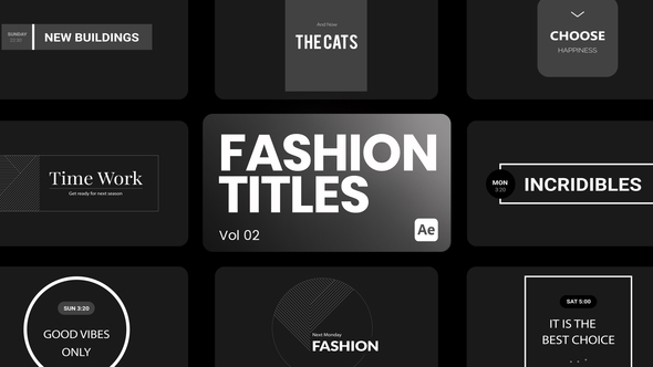 Fashion Titles 02 for After Effects