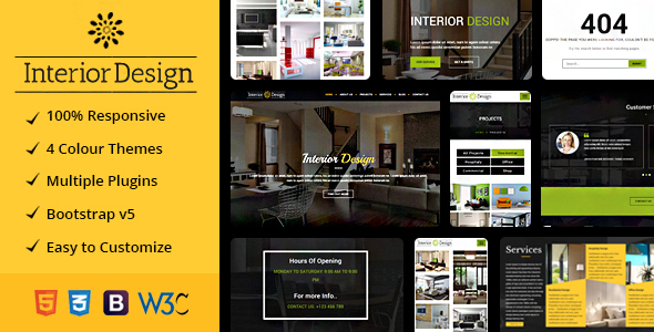 Studio Ux | Interior Design Website Mulitpurpose HTML5 Template