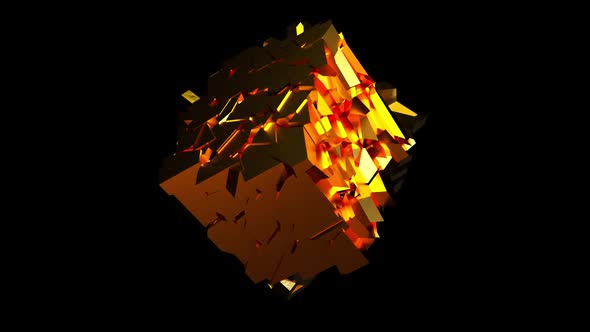 Fractal Golden Cube