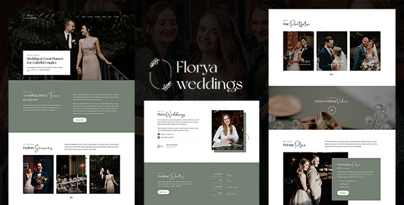 Florya - Wedding and Event Planner Template