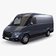 Generic Commercial Cargo Van M 3 - 3DOcean Item for Sale