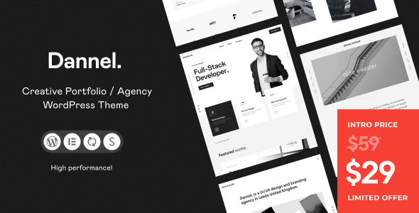 Dannel - Creative Portfolio & Agency WordPress Theme