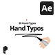 Hand Typos for After Effects - VideoHive Item for Sale
