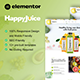 HappyJuice - Juice & Fresh Drink Elementor Pro Template Kit - ThemeForest Item for Sale