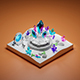 Crystal island - 3DOcean Item for Sale