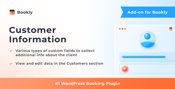 Bookly Customer Information (Add-on)