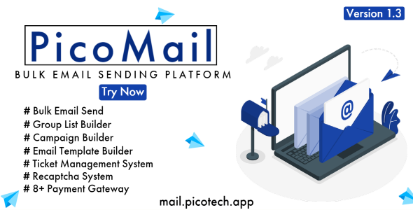 PicoMail - Bulk Email Sending Platform