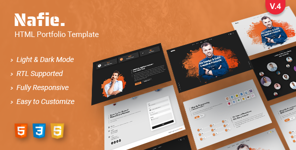 Nafie - HTML Portfolio Template