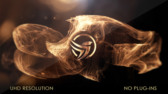 Golden Flow Logo Reveal