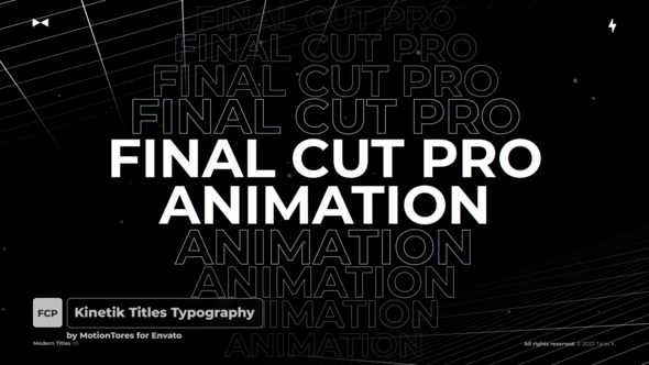 Kinetic Titles \ FCPX
