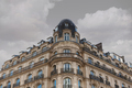 Parisian stone architecture and cloudy sky on background - PhotoDune Item for Sale