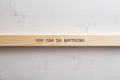 You can do anything sign written on horizontal thin wooden slat - PhotoDune Item for Sale
