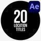 Location Titles 1.0 | After Effects - VideoHive Item for Sale