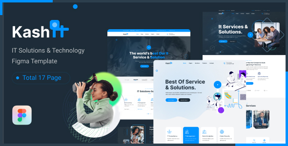 Kashit - Technology & IT Solutions Figma Template