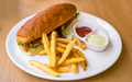 Sandwich with French fries - PhotoDune Item for Sale