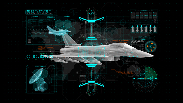 HUD Info Military Fighter