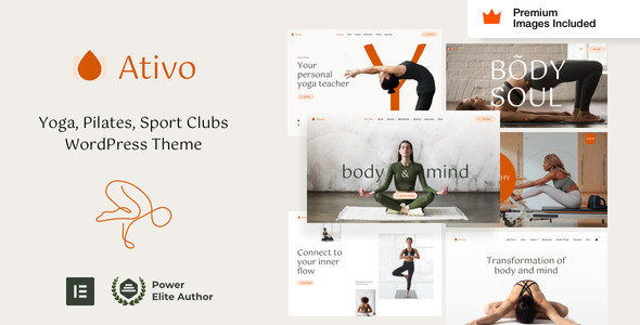 Ativo - Yoga Sports Club WordPress