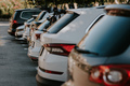 Beautiful cars in a parking space in the summer - PhotoDune Item for Sale
