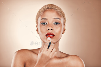  on a brown background for beauty cosmetics. Aest.