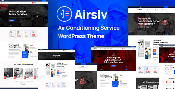 Airslv - Heating & Air Conditioning WordPress Theme