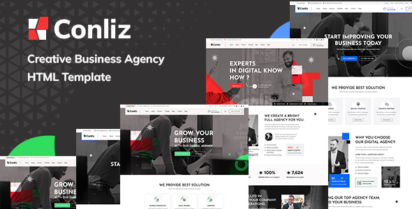Conliz - Digital Agency Creative HTML Template