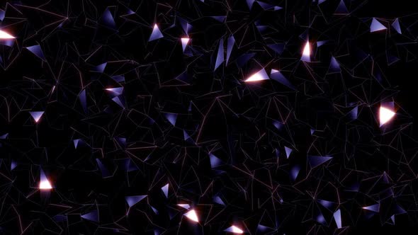 Background of Abstract Geometric Triangles