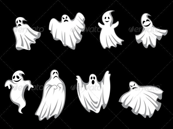 Mystery Halloween Ghosts