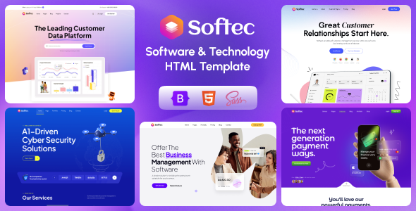 Softec - Software & Technology HTML Template
