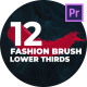 Brush Fashion Lower Thirds - VideoHive Item for Sale