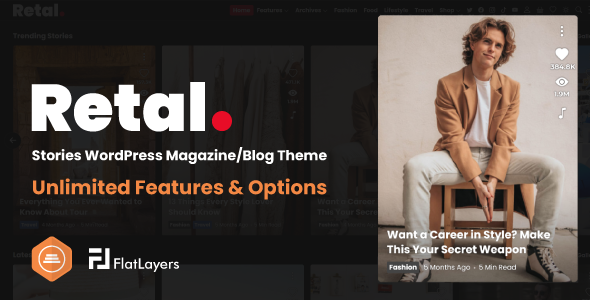 Retal - Stories WordPress Magazine/Blog Theme