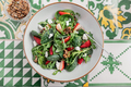 Green Salad with Strawberries, Feta Cheese, Seeds - PhotoDune Item for Sale