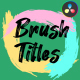 Colorful Brush Strokes Titles for DaVinci Resolve - VideoHive Item for Sale